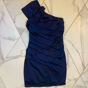 Express navy blue cocktail dress